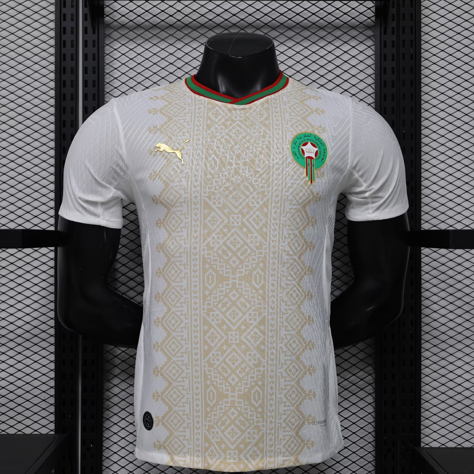 2026 Player Version Morocco Away Football Shirt 1:1 Thai Quality（The player version jersey is a bit tight, please pay attention to the size selection）