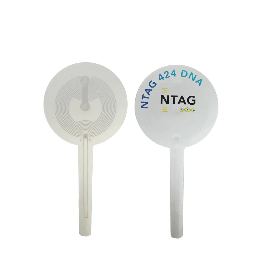 NTAG 424 DNA NFC Stickers Asset Tracking RFID Tag High Security ntag424 dna Tamper Proof NFC Tags