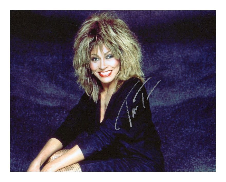 TINA TURNER AUTOGRAPHED SIGNED A4 PP POSTER Photo Poster painting PRINT 9