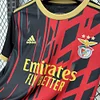 25/26 SL Benfica Black with Geometric Pattern Jersey