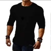 Slim Simple Casual Plain Men's T-Shirt by Inlyline