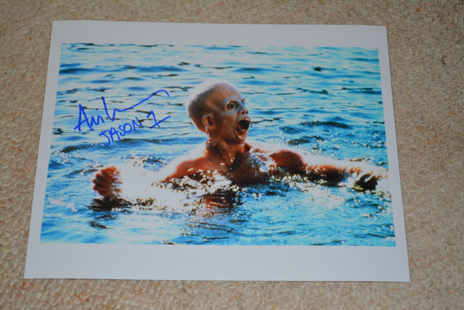 ARI LEHMAN signed autograph In person 8x10 (20x25 cm) FRIDAY 13th JASON VORHEES