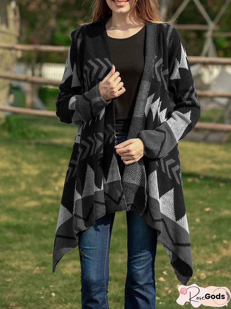 Long Sleeve Casual Sweater Coat