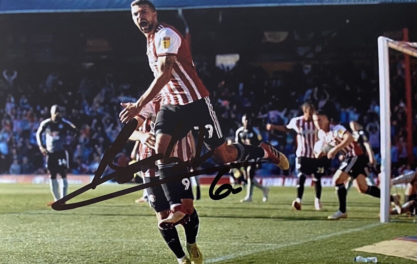 Yoann Barbet Genuine Hand Signed Brentford 6X4 Photo Poster painting 2