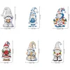 6Pcs Diamond Painting Acrylic Christmas Goblin Fridge Magnet for Home Decor
