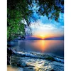 Sunset Scenery-14CT Counted Cross Stitch 36*46cm/14.17*18.11in