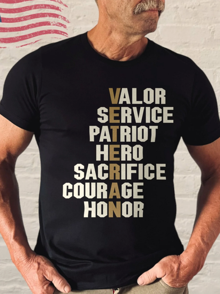 Comstylish Valor Service Patriot T-Shirt