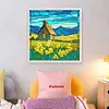 Flower Field-11CT Stamped Cross Stitch 50*50cm/19.69*19.69in tapestrymarket