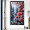 Waterfall Flowers-11CT Stamped Cross Stitch 40*70cm/15.75*27.56in (Big Size) tapestrymarket