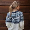 Gioiacombo&trade; Nuovo maglione jacquard ispessito da donna autunno e inverno