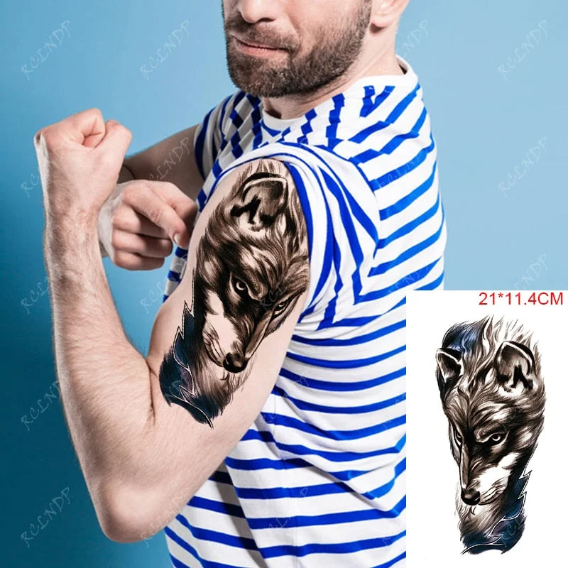 Waterproof Temporary Tattoo Sticker dragons China totem tatto stickers flash tatoo fake tattoos for men women