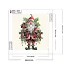(Multi-Style)Christmas-Partial Special Shaped Diamond Painting 30*30CM