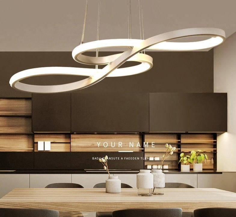 Modern New Creative Pendant Lights LED Kitchen Aluminum Silica ...