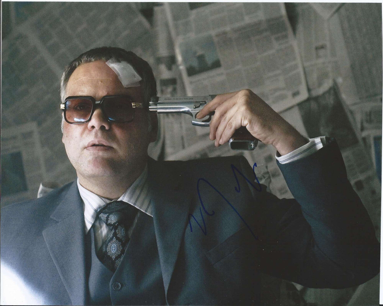 VINCENT D'ONOFRIO HAND SIGNED AUTHENTIC LAW & ORDER 8X10 Photo Poster painting B w/COA