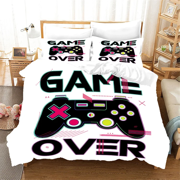 King Bed Room Set Queen Bedding Sets 007 Game Bedding Set With Pillow Cases[personalized name blankets][custom name blankets]