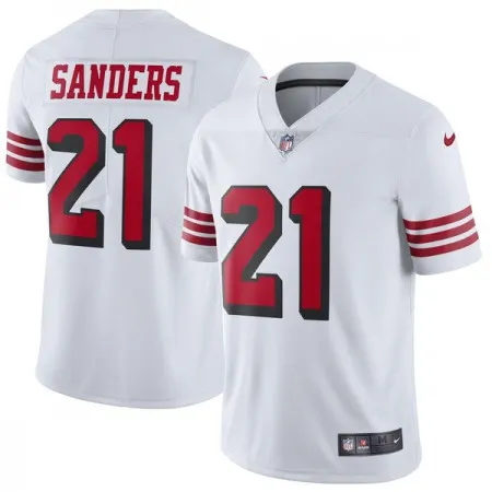 Men's NFL San Francisco 49ers #21 Deion Sanders White Untouchable Limited Stitched Jersey TZ03