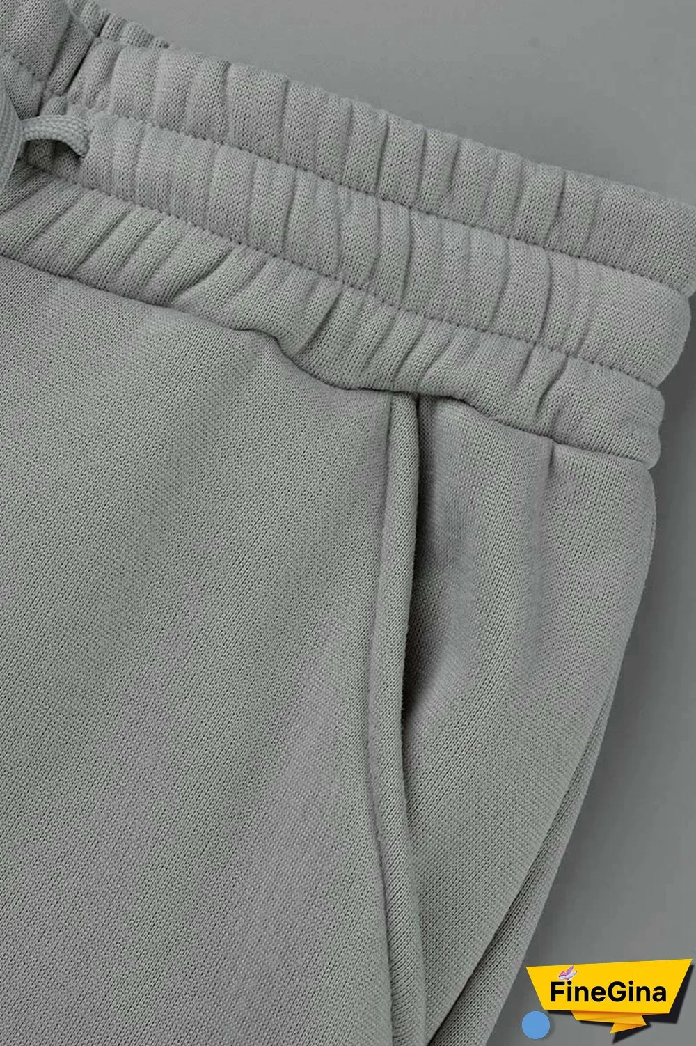 Nude Pink Casual Solid Patchwork Pocket Zipper Long Sleeve Two Pieces