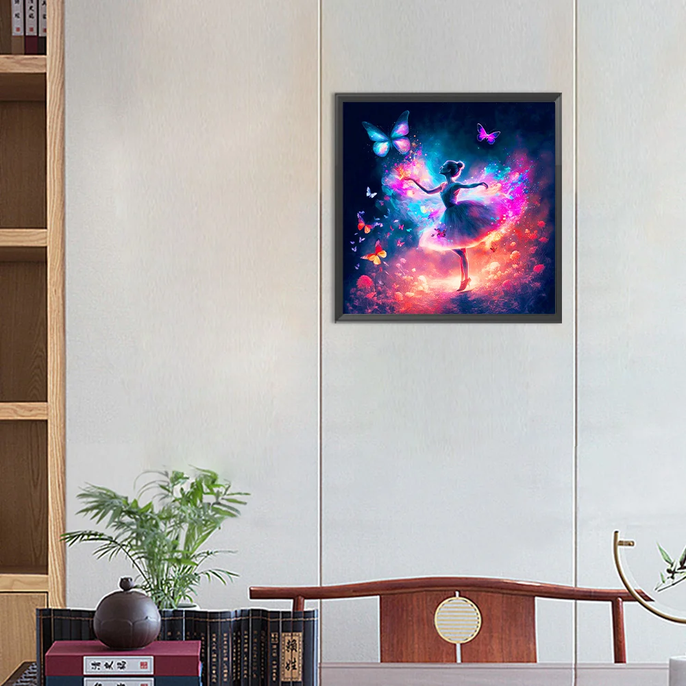 Diamond Painting - Full Round Drill - Ballet Dancer(Canvas|30*30cm)