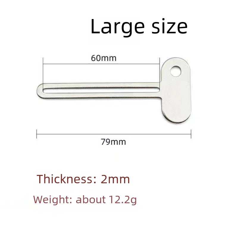 Toothpaste Squeezer Facial Cleanser Hand Cream Hair Coloring Cream Skin Care Products Lazy Man Manual Rotation Metal Toothpaste Pressing Clip