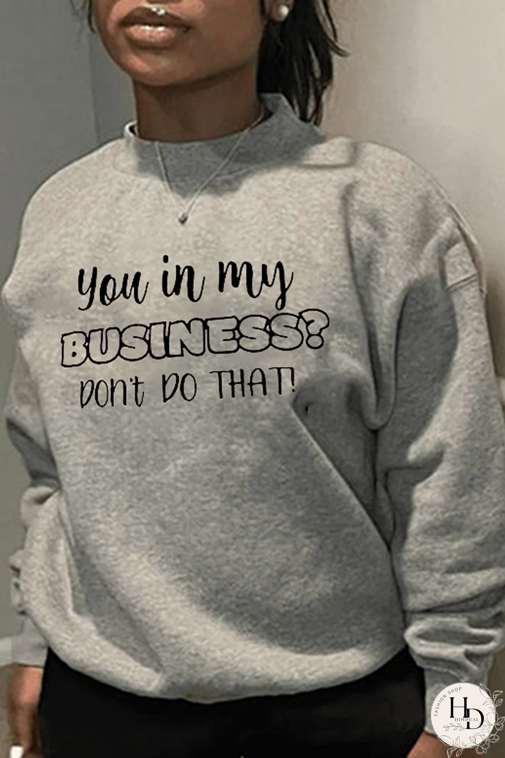 White Fashion Street Print Patchwork Letter O Neck Tops