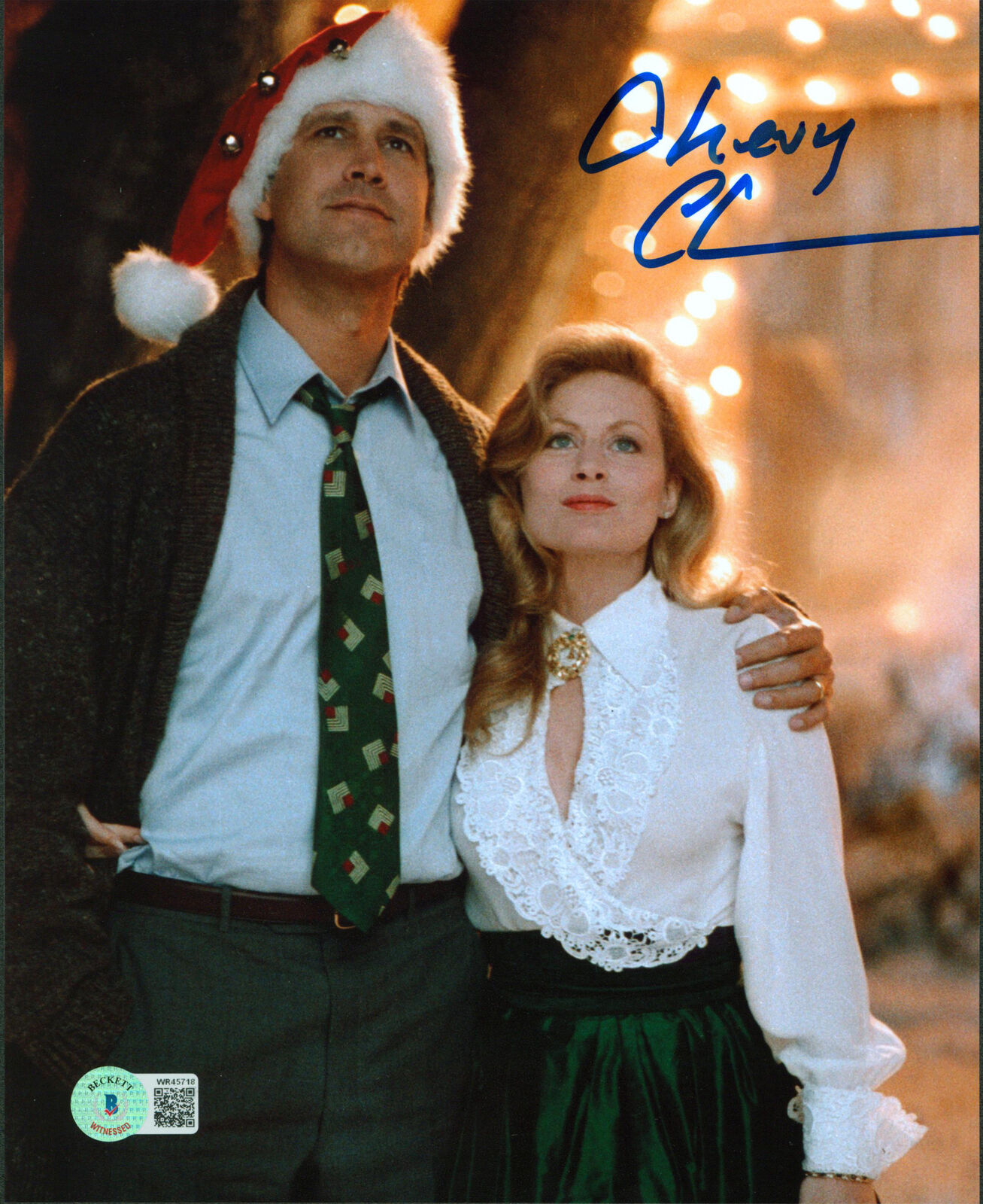 Chevy Chase Christmas Vacation Authentic Signed 8x10 Photo Poster painting BAS Witness #WR45718