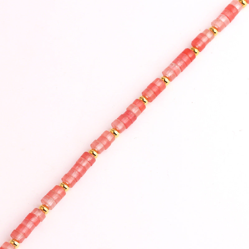 Street Round Geometric Copper Electroplating Necklaces