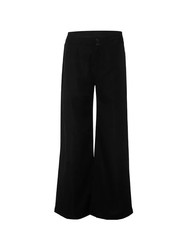 Brownm vintage high waist flared straight leg pants