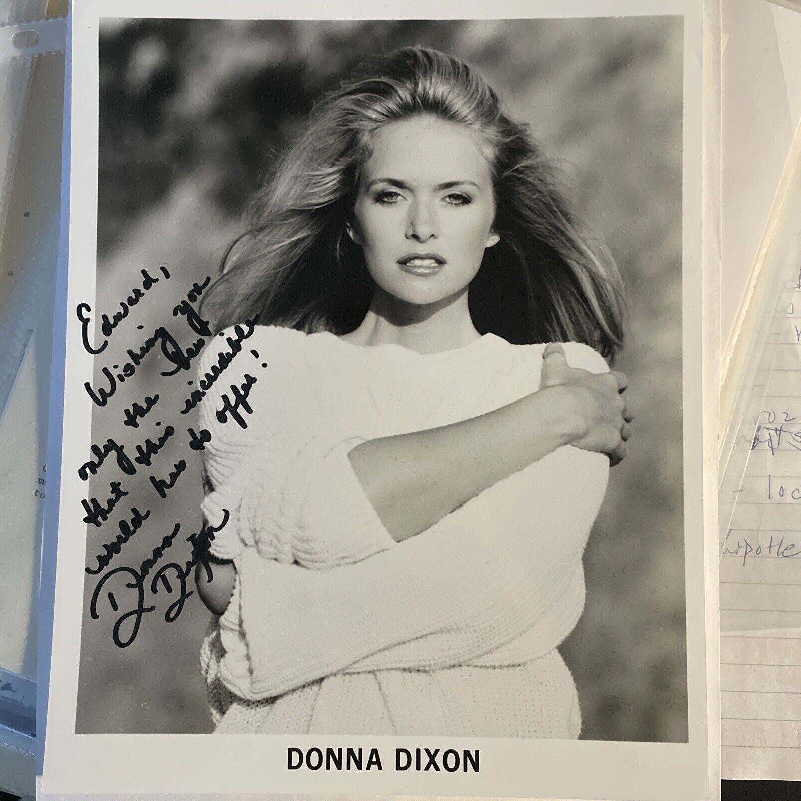 DONNA DIXON Signed Photo Poster painting Autographed 8x10 SPIES LIKE US The Nanny NIXON COA 11/