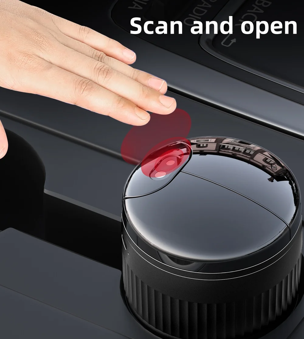 Automatic sensing touch infrared creative car ashtray