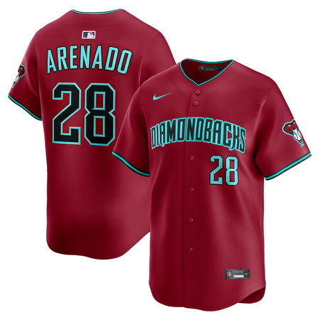 Youth Arizona Diamondbacks #28 Nolan Arenado Red Cool Base Stitched Baseball Jersey