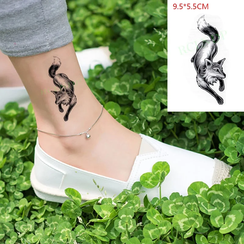 Waterproof Temporary Tattoo Sticker Lion King Crown Cross Heart Pattern Fake Tatto Flash Tatoo Small Body Art for Kids Women Men