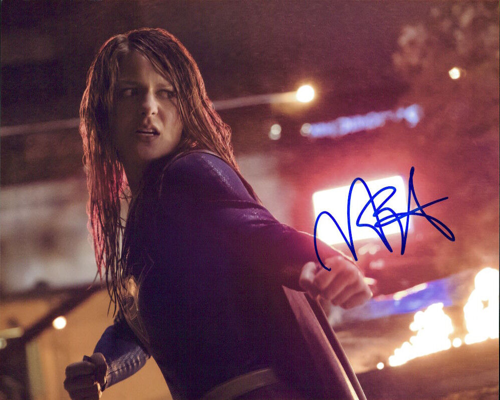 Melissa Benoist (Supergirl) signed authentic 8x10 Photo Poster painting COA