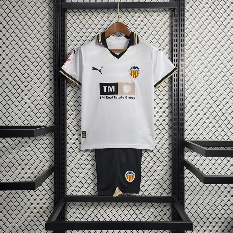 2023/2024 Kids Size Valencia Home Football Shirt 1:1 Thai Quality
