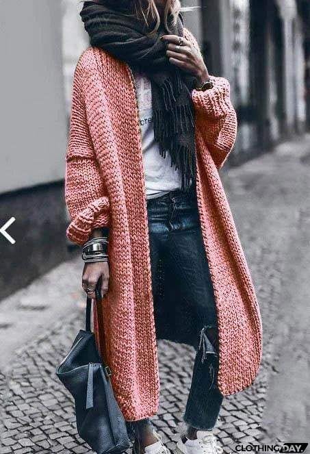 Cashmere Batwing Sleeve Knit Coat Fall/Winter