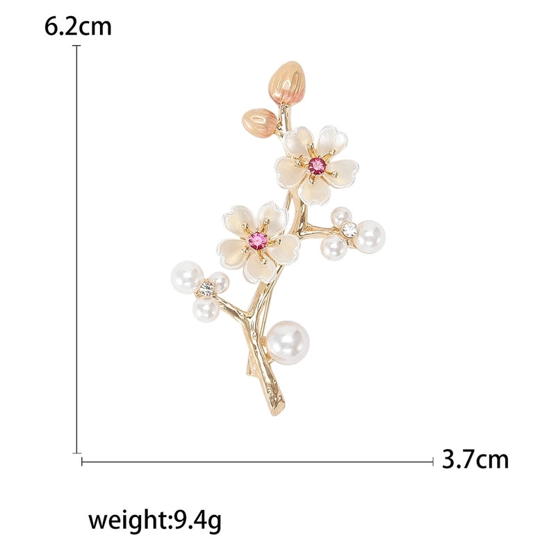 Minimalist Pin Flower Alloy Women’s Brooches