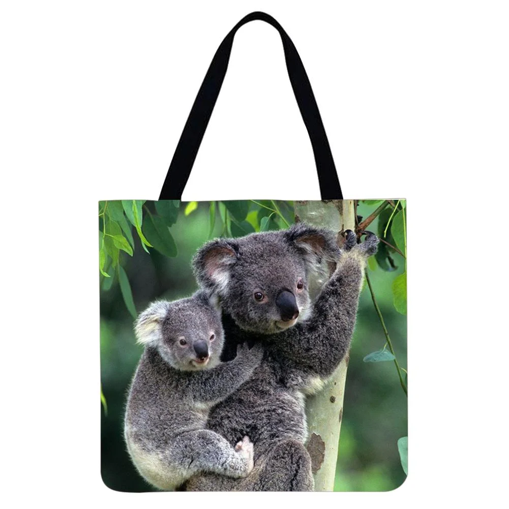 Linen Tote Bag - Koala