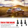 100pcs TR-414 Snap In Rubber Valve Stems TR414 Tyre Tire Valves with Caps