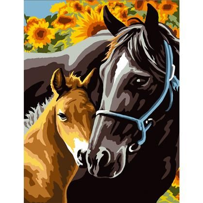 diy painting by numbers kit horse 4050 cm