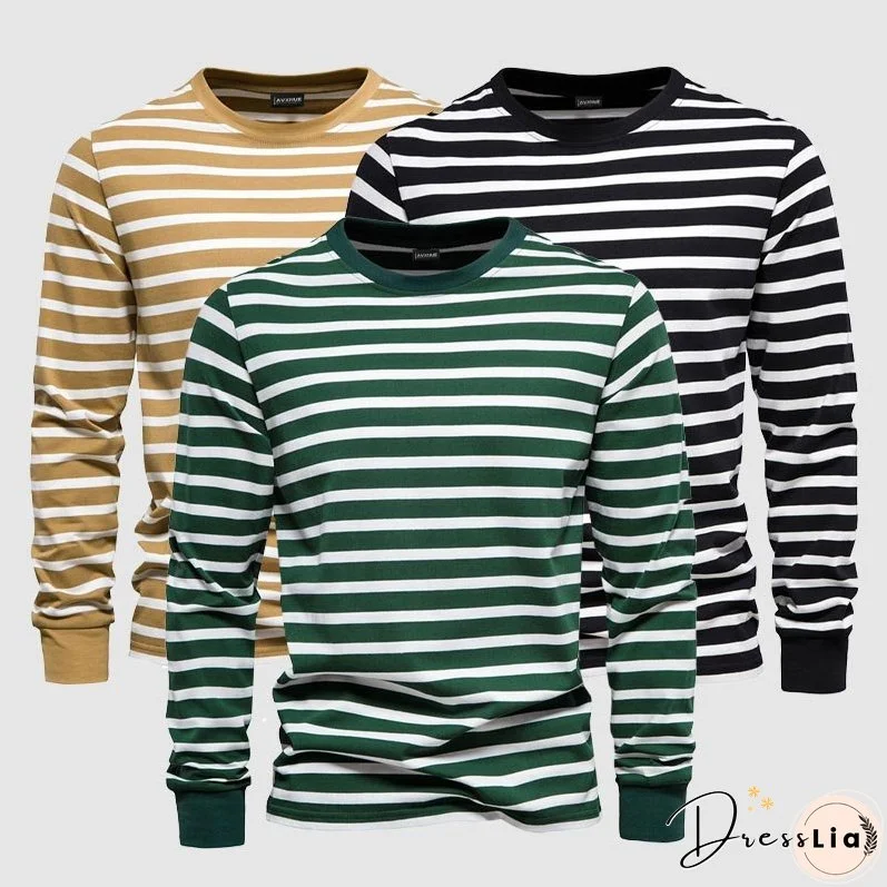 Frank Hardy Premium Striped Cotton Sweatshirt