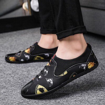 2021 new fashion men's casual peas shoes lazy shoes lightweight jogging shoes moon blue comfortable driving39-44