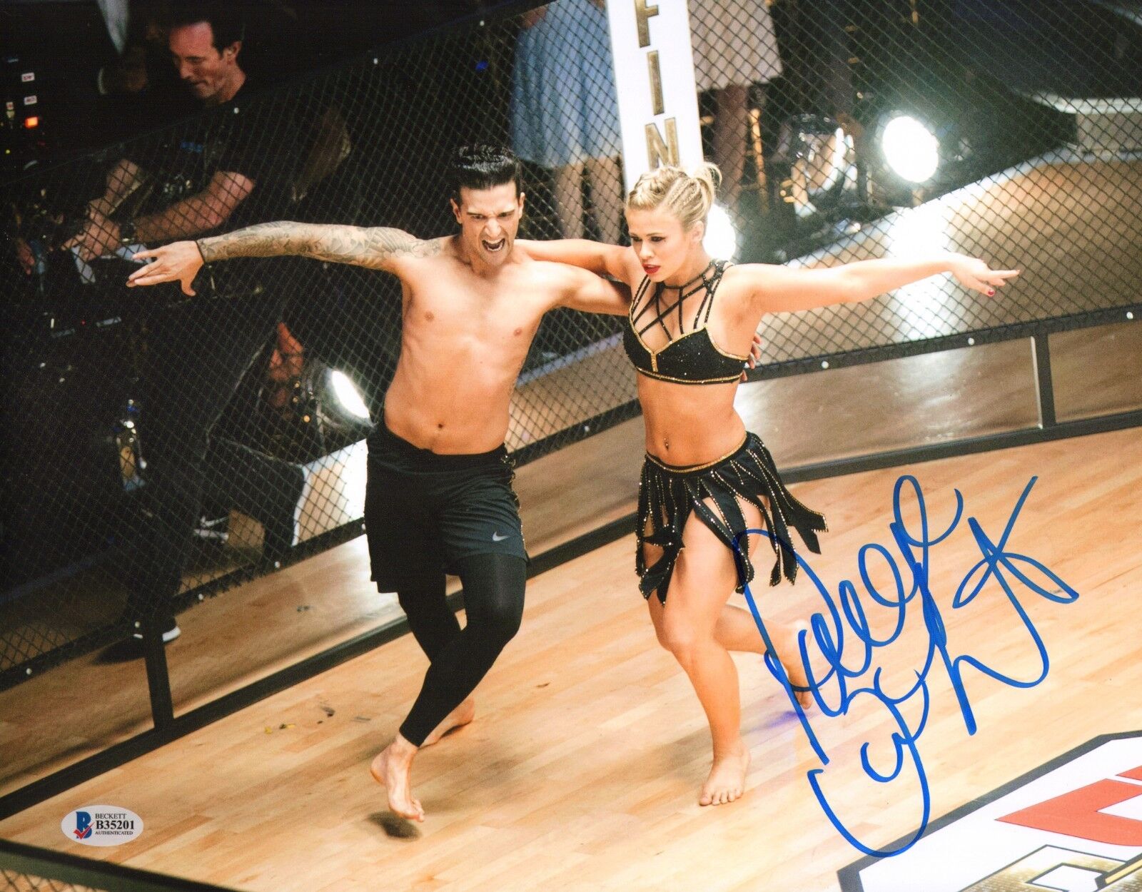 Paige VanZant Signed 11x14 Photo Poster painting BAS COA UFC Dancing with the Stars Mark Ballas