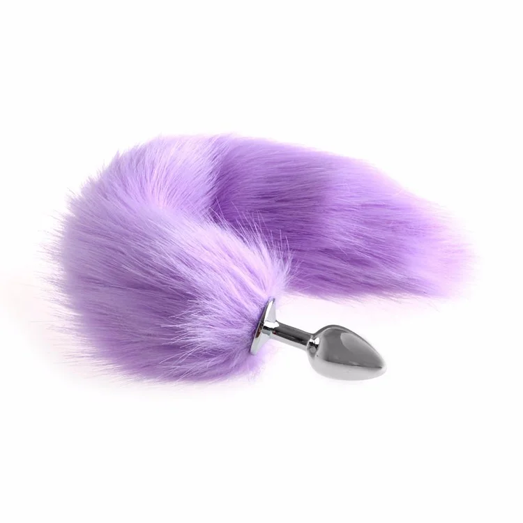 Purple Cat Tail Plug 16