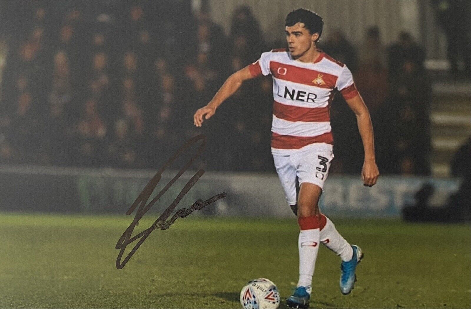 Reece James Genuine Hand Signed Doncaster Rovers 6X4 Photo Poster painting