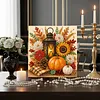 Happy Thanksgiving Day DIY 5D Diamond Painting Kit with Frame 25x25cm