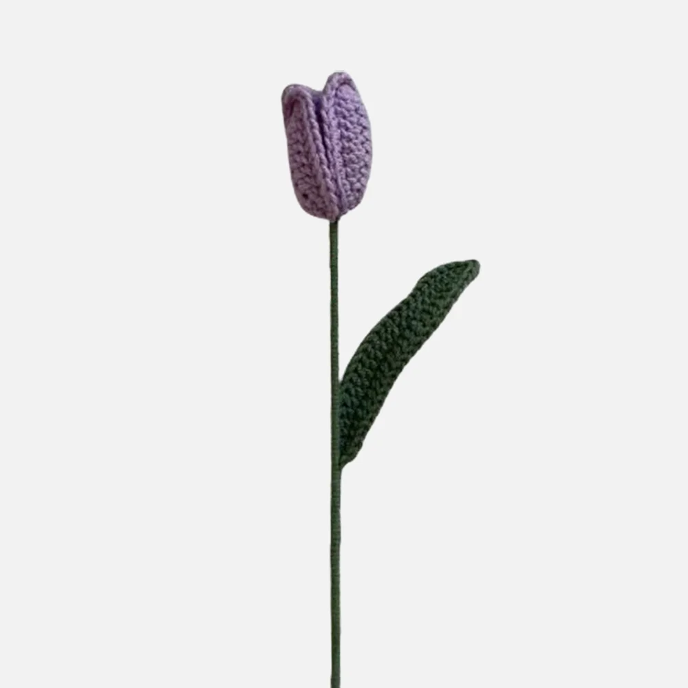 Creative hand-woven simulation bouquet tulip interior decoration