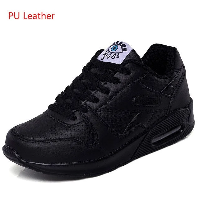 33-44 Women Sneakers Casual Breathable Sport Shoes Lace Up  Women Platform Sneakers Outdoor Walking Large Size Running Shoes