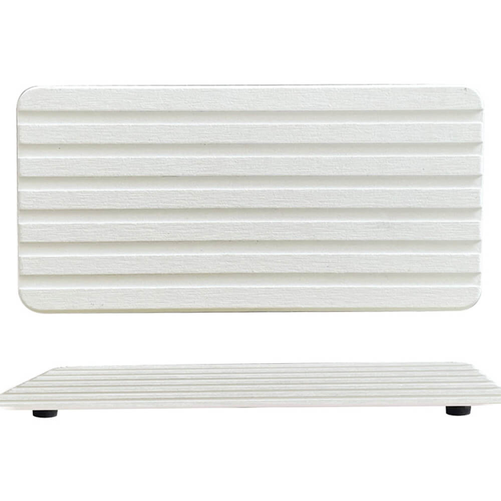 Water-Absorbent Diatomaceous Earth Rectangular Coaster(2 PCS)