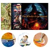 3PCS Witch Coloring Book Set Mindfulness Art Books for Adults 