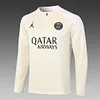 Joyfball 2024/2025 Psg Paris Saint-Germain Jordan Half-Pull Training Suit Apricot Color Jersey