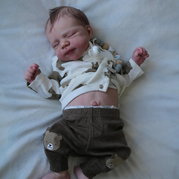  12"&16" Full Body Silicone Bendable Reborn Doll Boy or Girl Sonie and Vadie, Each Baby Doll is Unique, Reusable Silicone - Reborndollsshop®-Reborndollsshop®